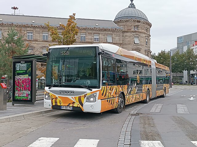 Bus CTS ligne G gare de Strasbourg Bus CTS ligne G gare de Strasbourg